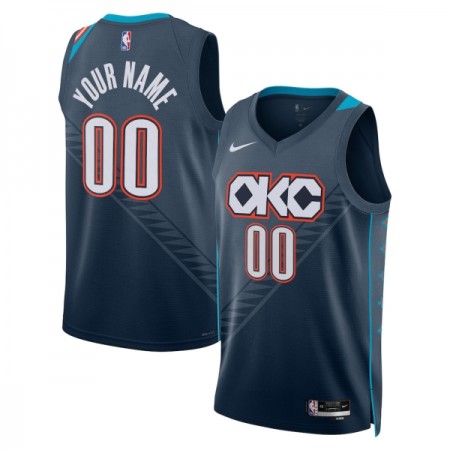 Dres Oklahoma City Thunder Prilagođeni Nike 2025-26 City Edition Crno Swingman
